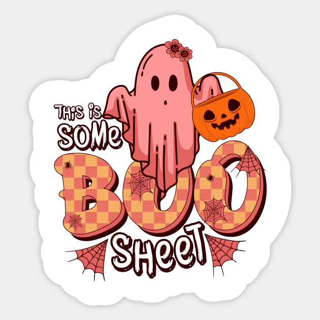 This Is Some Boo Sheet Sticker by Winter Magical Forest